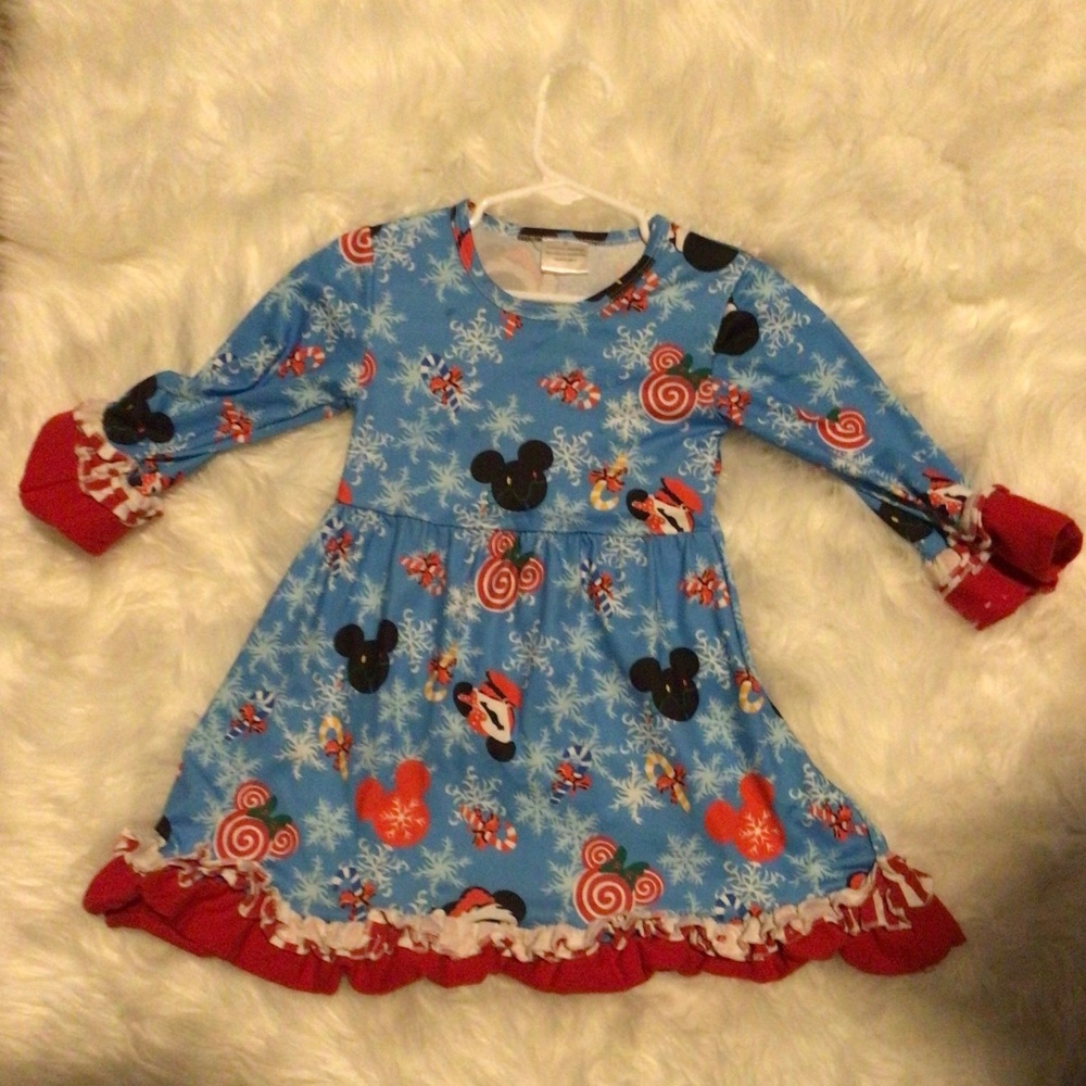 2T Mickey Christmas dress